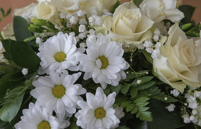 Daisy funeral flowers